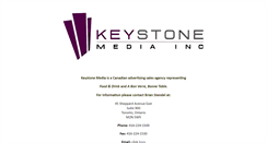 Desktop Screenshot of keystonemedia.ca