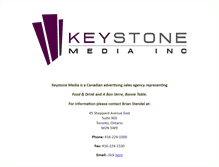 Tablet Screenshot of keystonemedia.ca